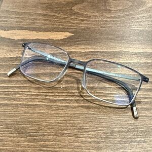 Silhouette Blue and Silver Men's Glasses